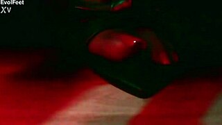 My Sexy Latina Feet Crave Your Cum in Heels Footjob!