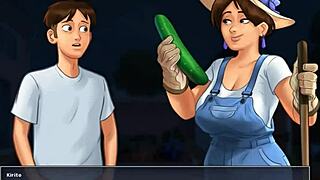 Sage Massages Milf Tits Before Blowjob Session