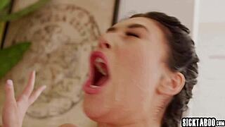 yo, megan, maya and august's big asses lick pussies nonstop!