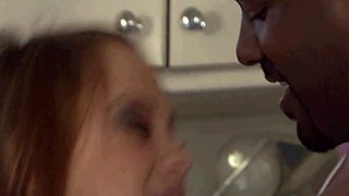 Haley Sweet's Shaved Teen Pussy Craves Black Cock Domination Cumshot!