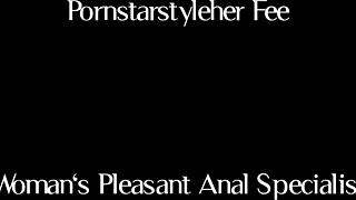 Amateur Ebony Homemade Anal Expert Makes It Painless Deep