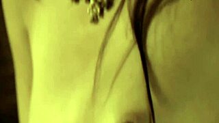 Exotic indian brunette teases nude in slow erotic naked dance