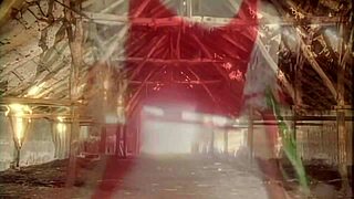 Two Shaved Blondes Finger and Lick to Gushing Orgasms in the Barn