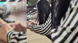 Meeting Cute Estefani At Mall Sparks Hot Fuck