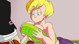Gohan Tittyfucks Eresa in Hentai Lessons Animation