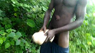 man i came so hard on her ass in forest