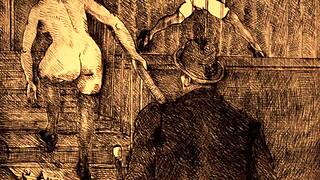 ever wondered what vintage erotic art hides in those antique frames?