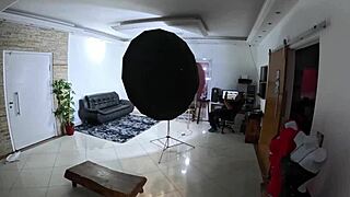 clarissa santana's first juicy pussy pounding backstage