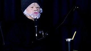 Tifany Rocha strips sheer red busty tits