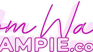 Stepmom Beverly, shove your tongue deeper into my dripping cunt now?