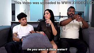 Big ass stepmom takes stepson's huge cock husband won't give!