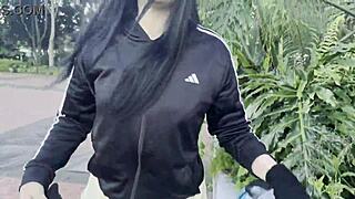 i meet estefani the hot colombian neighbor craving ass worship licks