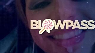 my busty blonde gf deepthroats my cock before dinner!