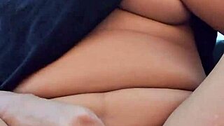 Beautiful Curvy Latina Teen Shoves Cucumber Deep in Tight Shaved Pussy Solo Masturbation