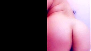 horny latina bbw rosie baddie flashes shaved pussy big tits