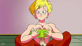 Gohan Tittyfucks Eresa in Hentai Lessons Animation