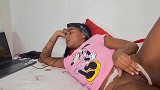 caught her fingering to my porn then slammed her wet pussy