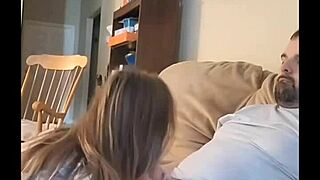 Hey babe, gentle femdom couch play leads to your creampie finish...