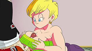 Gohan Tittyfucks Eresa in Hentai Lessons Animation