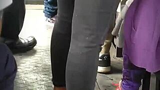 Venezuelan big asses vs peruvian booty bouncing on bus