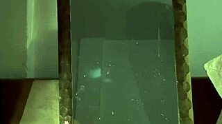 Emo girl with glasses rubs her pretty pussy hard