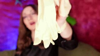Asmr Hot Latex Gloves Ripped Off Arya Grander Nurse Fetish Pov