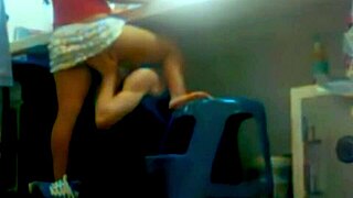 Boss's Son Slips Cock In While I'm Working Hard