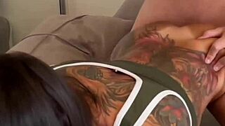 petite tattooed latina takes hardest anal rimjob deepthroat pound ever