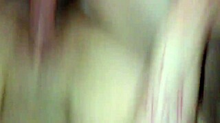 Her tight pussy creams and drips cum orgasming wildly