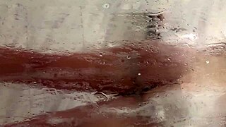 yo stepsis caught me spying in shower now her fat ass wet pussy milks my cock