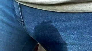 aww my wife's jeans soaked from hot pissing mess...