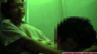 Voyeur Catches Big Tits Japanese Ol in Company Locker Sex