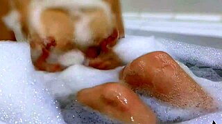 Stepmom's Massive Ass Shakes in Steamy Bathroom