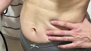 wife's naked body hard nipples soft boobs squirting sex bed japanese