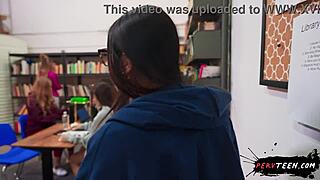 i gave sneaky classroom blowjob under table pervteen style 😈