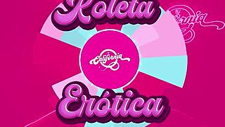 morena gostosa masturbates with dildo talking dirty in lingerie