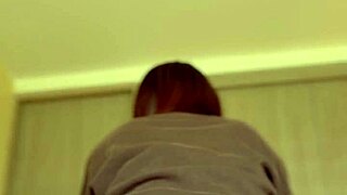 tu hermanastra colombiana consiente tu polla con tetas naturales enormes