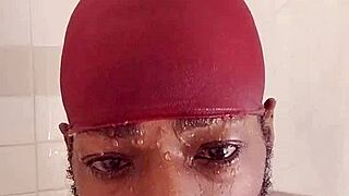 daddy's cute brunette roommate kisses passionately in dorm workout