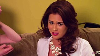 tatted lesbian dives tongue deep into brunette's wet trimmed pussy