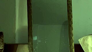 Emo girl with glasses rubs her pretty pussy hard