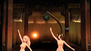 japanese vocaloid megurine luka and meiko flash big nude tits
