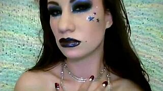 Simone's Sexy Shiny Black Lipstick Fetish Obsession