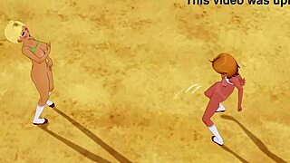 jk girls squirted nonstop in time-stop lesbian anime