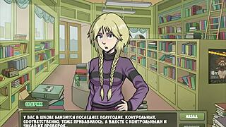 blonde teen slut deepthroats teacher cock in maid panties