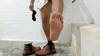 i'm yuri gaucho brazilian bear stroking my thick throbbing cock hard