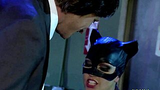 a criminal battles blonde brunette milfs with fake boobs before group doggystyle facial sex erupts