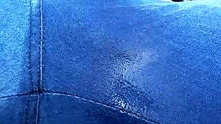 aww my wife's jeans soaked from hot pissing mess...