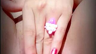 horny hermanastra sends steamy masturbation video by accident outdoor