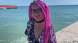 who spanks this moaning teen hardest on crazy holiday?