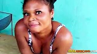 Spicy amateur black gf's hardcore riding sextape ready to grab now